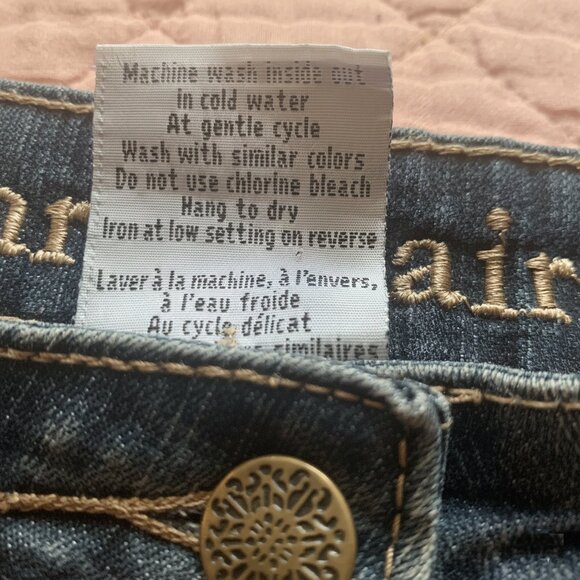 MARIE CLAIRE - Denim Jeans Mini skirt blue stretch - size 11 - Picture 6 of 12